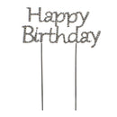 Birthday Cake Topper "Happy Birthday" Letters Design Anniversary Party Supplies