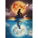 5D DIY Full Drill Diamond Painting Mermaid Cross Stitch Embroidery Mosaic A