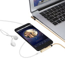 Short Type-C Male to 3.5mm Female Audio Adapter Cable Converter