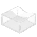 Clear Feeding Bowl Hamster Food Water Dish Container 7.5x7.5x3.2cm