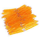 1000pcs Beads Bar Chain Kids Intelligence Development Toys Christmas Gift Orange