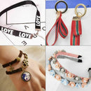 680 PCS 6 Size 4 Color Ribbon Ends Bracelet Bookmark Pinch Crimp Clamp End  T1R2