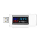 KWS-V30 6 in 1 USB Tester DC Voltage Power Timing Capacity Detector (White) A