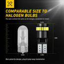 2X T10 501 194 W5W SMD 24 LED 6000K Car CANBUS Error Free Wedge Light Bulb-White