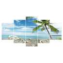 5pcs 5D DIY Full Drill Diamond Painting Beach Cross Stitch Mosaic Craft Kit