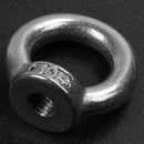 5X(1 x M5 Thread Diameter 304 Stainless Steel Fruit Eye Round Lifting Ring Q6C8)