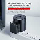Baseus Universal Travel Adapter USB Charger Plug Power Converter+Socket Pin