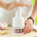 Kitchen Vegetable Garlic Onion Pressing Chopper Cutter Food Peeler Dicer