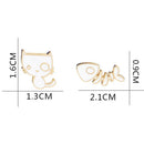 2PCS/Set Cute Cat Fish Bone Brooch Pins DIY Denim Jacket Pin Badge Jewelry  Z