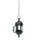 Moroccan Hanging Candle Lanterns Candlestick Decor Home, Wedding, Cafe, Black