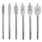 6Pcs/Set Grooved Flat Bit Set Flat Spade Wood Drill Bit 10/12/16/18/20/25mm