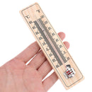 Wall Hang Thermometer Indoor Outdoor Garden House Garage Office Room Hung Log Kw
