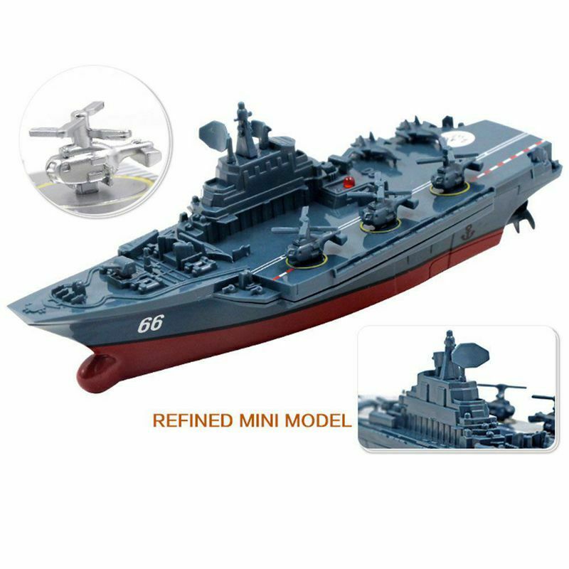 RC Boat 2.4GHz Remote Control Ship Aircraft Carrier Warship Battleship Crui Z1S7