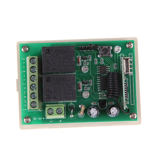 2CH 433MHz Learning Code Receiver with Digital Wireless Remote Control RC Switch