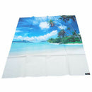 0.9x1.5m Vinyl Thin Photo Studio Props Photography Backdrops Blue Seaside B