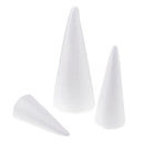 3 Packs Cone Shape DIY Christmas Tree Styrofoam Foam for Kids Creative Craft