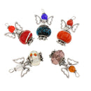 10x Handmade Angel Fairy Charms Pendants Acrylic Alloy Wedding Gift Decor