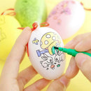 DIY Colorful Painted Eggs Plastic Manual Making Egg Toys Kid Education Toys