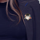 Anime Cartoon Portrait Brooches Shirt Jacket Sweater Jackets Pins (Style 1) A