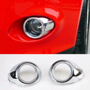 2Pc For 12-14 Ford Focus 3 Mk3 Chrome Front Fog Light Cover Trim Bezel Ring