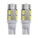 2pcs White Car Auto LED T10 W5W 10smd 5630 Side Light Bulb 12V Car-Styling