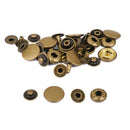 10pcs Metal No Sew Press Studs Buttons Snap Fasteners For Leather Crafts
