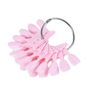 50PCS Pink Crown False Nail Art Polish Gel Tip Sample Practice Display Hold%!