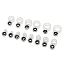 42pcs Fishing Rod Guide DIY Rod Repair Kit Rod Building Silicone Ring