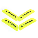 4pcs Car Door Stickers Warning Mark Reflective Open Notice Car Reflective Tapes