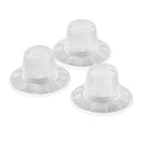 1 Volume 2 Doorbell Transparent Plastic Doorbells Button Parts Guitar