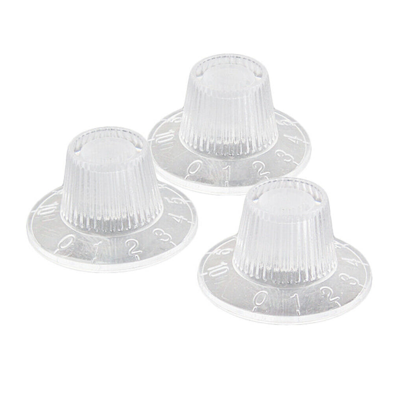 1 Volume 2 Doorbell Transparent Plastic Doorbells Button Parts Guitar