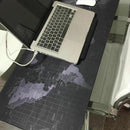 World Map Gaming Mouse Pad - Quality Portable Large Desk Pad Non slips New ERF