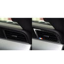 For Ford Mustang 2015-2017 Carbon Fiber Dashboard A/C Air Vent Frame Trim 1 Pair