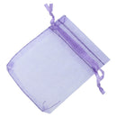 100 Light Purple Organza Wedding Favour Candy Bags Jewellery Organza Pouche