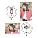 Dimmable LED Selfie Ring Light for Live Stream 4.7 with Stand