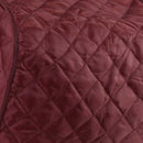 Polyester Quilted Four Slice Toaster Appliance Dust-Proof Cover (Red) V6M4