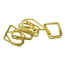 10pc Brass Sturdy Screw Lock Clasp For Key Chain Key  Outdoor Sports Bag