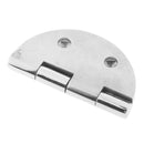 64mm Flush Round Hinges 316 Stainless Steel Polished for Boat Marine Door