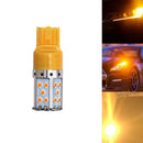 1* T20 7440 LED Car Light Bulb 3030 35SMD Error Free Turn Signal Stop Anti-Hyper