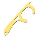 Portable Hygiene Brass Door Opener Elevator Botton Press Handle Key Contactless