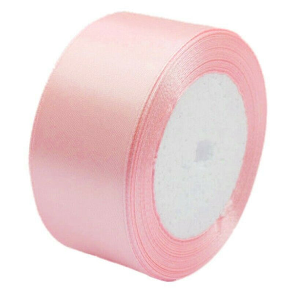 1 roll 40mm 22 Meters silk satin ribbon for wedding party(pink)