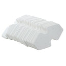 200 White Earring Bracelet Necklace Display Hanger Cards Hanging Packaging F3M6