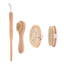 Dry Brushing Body Brush Kit 4pcs Bathroom Shower Body Cleaning Brush for