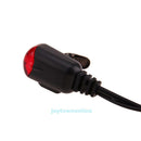 Covert Acoustic Tube Earpiece PTT MIC w/ Indicator Light for Baofeng Retevis