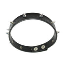 Punk Gothic Faux Leather Alloy  Rivtet Stud Collar Choker Necklace