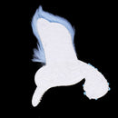 Fashion Blue Bird Bead Rhinestone Patch Applique Badge DIY Clothing Decor