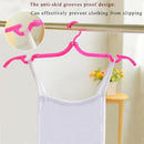 10PCS Travel Clothes Hangers Magic Portable Glamorous Plastic Folding Coat  H1Y5