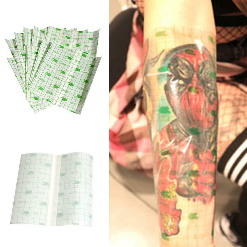 10pcs/Pack Waterproof Tattoo Repair Stickers Breathable Aftercare Tattoo Film