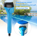 Handheld Swimming Pool Spa Tools Spare Parts Hot Tub PVC Filter Cleaner Brush