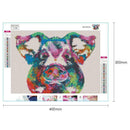 5D DIY Full Drill Diamond Painting Colorful Pig Cross Stitch Embroidery Kit